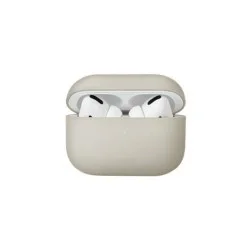 Uniq Lino Hybrid Liquid Silicon Case For Airpods Beige